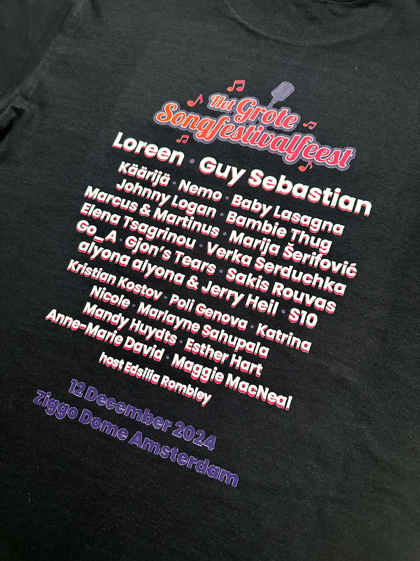 HGSF 2024 line up t-shirt